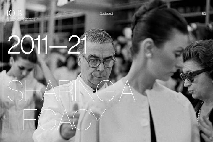 Cristóbal Balenciaga Museoa website preview
